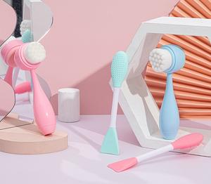 <span class=keywords><strong>Brosse</strong></span> <span class=keywords><strong>nettoyante</strong></span> faciale coréenne biodégradable écologique avec des brosses de massage en silicone pour un nettoyage en profondeur du nez - Product Image 4