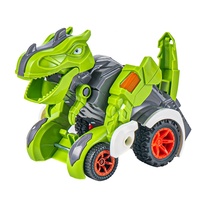 Coche de Carreras Transformable en Dinosaurio, Modelo de Vehículo de Ensamblaje, Juguetes de Dinosaurios 2 en 1, Camioneta Monstruo Transformable