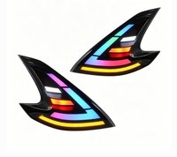 Nouveaux feux arrière vintage à lentille transparente RGB pour Z34 370Z 2008-2021