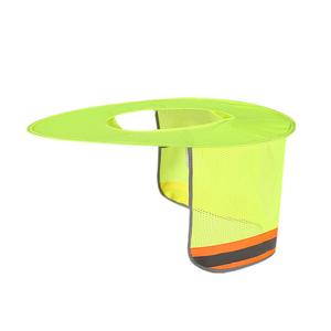 Casco de Seguridad Industrial YS con Cinta Reflectante Plateada, Casco Protector con Certificación EN397 de ABS para la Industria de la Construcción y Almacenes - Product Image 3