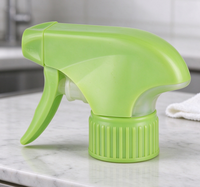 Pulvérisateur à gâchette tout plastique 28/410, buse de pulvérisation réglable à mousse pour le nettoyage domestique, la cuisine, le jardin et la voiture