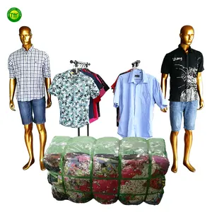 Bundel Ukay Mannen Shirt Korte Mouwen Koreaanse Baal Gebruikt Kleding Filippijnen Kleding Bulk-Items Leverancier Van Tweedehands kleding