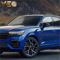 Jantes forgées personnalisées de 17 à 22 pouces, noires usinées/noires brillantes pour VW Lamando Passat Tiguan, compatibles avec une large gamme de modèles