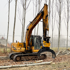 Excavateur <span class=keywords><strong>Pince</strong></span> à scier Arbre Cutter <span class=keywords><strong>Pince</strong></span> Scie Hydraulique Grab Scie Bois Rotatif Bois - Product Image 1