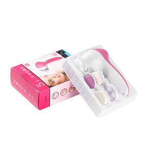 Cepillo de limpieza facial de vibración sónica de silicona resistente al agua, Mini limpieza eléctrica profunda de poros, masaje de piel, <span class=keywords><strong>limpiador</strong></span> facial - Product Image 2