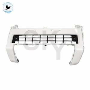 Kit carrosserie pare-chocs avant 2025 pour Toyota Prado LC250 BX TX WX – Amélioration avec lèvre avant, calandre centrale, ailerons latéraux et phares style <span class=keywords><strong>VX</strong></span> - Product Image 4