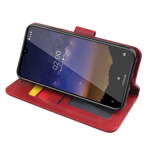 Ví Da Điện Thoại Di Động Túi Đối Với Nokia 3310 8800 N95 N8 105 <span class=keywords><strong>Lumia</strong></span> 1020 106 1100 N96 Với Chân Đế Lật Từ Bìa - Product Image 4