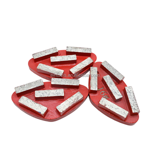 금속 본드 Cassani 다이아몬드 그라인딩 블록 Cassani 콘크리트 바닥과 석재를위한 5 개의 세그먼트가있는 석재 그라인딩 패드 - Product Image 3