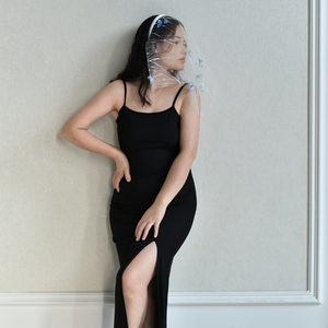 <span class=keywords><strong>Voile</strong></span> en dentelle courte YouLaPan M184 pour femmes, style bandeau avec décoration papillon 3D, adapté aux femmes aux cheveux courts - Product Image 3