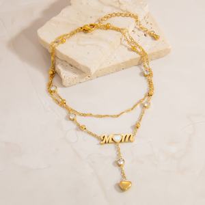 Chaînes de cheville en acier inoxydable pour femmes, cadeau de fête des Mères, accessoires de pied, vente en gros, chevillères tendance - Product Image 3