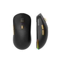 M07 Mouse Gaming nirkabel tiga mode, Mouse Gaming 2.4GHz desain cair tahan air dengan Sensor optik 6 tombol untuk Desktop/Laptop