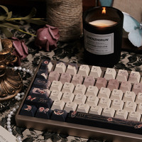 Personality Decaying Rose Keycaps Cherry Profile 141 Keys PBT Dye Subbed Keycap for Mx Switch 61/64/68/104 Mechanical Keyboard