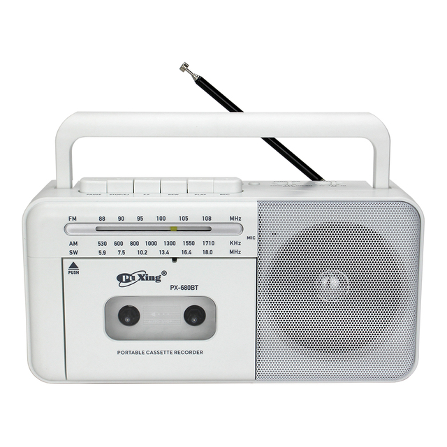 OEM Wholesale High Quality Customized Classic Retro Cassette Player Tape Cassette Recorder Player PX-680BT