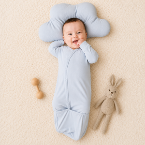 Saco de Dormir para Bebé Recién Nacido, de Bambú Suave, Manga Larga, Cierre de Botones, Precio de Fábrica OEM ODM, Venta al Por Mayor - Product Image 1