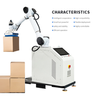 Robot Colaborativo Paletizador con Brazo Robótico, Capacidad de Carga de 50 kg, para Sistemas de Transporte, Automatización Industrial, Solución de Apilamiento para Almacenes