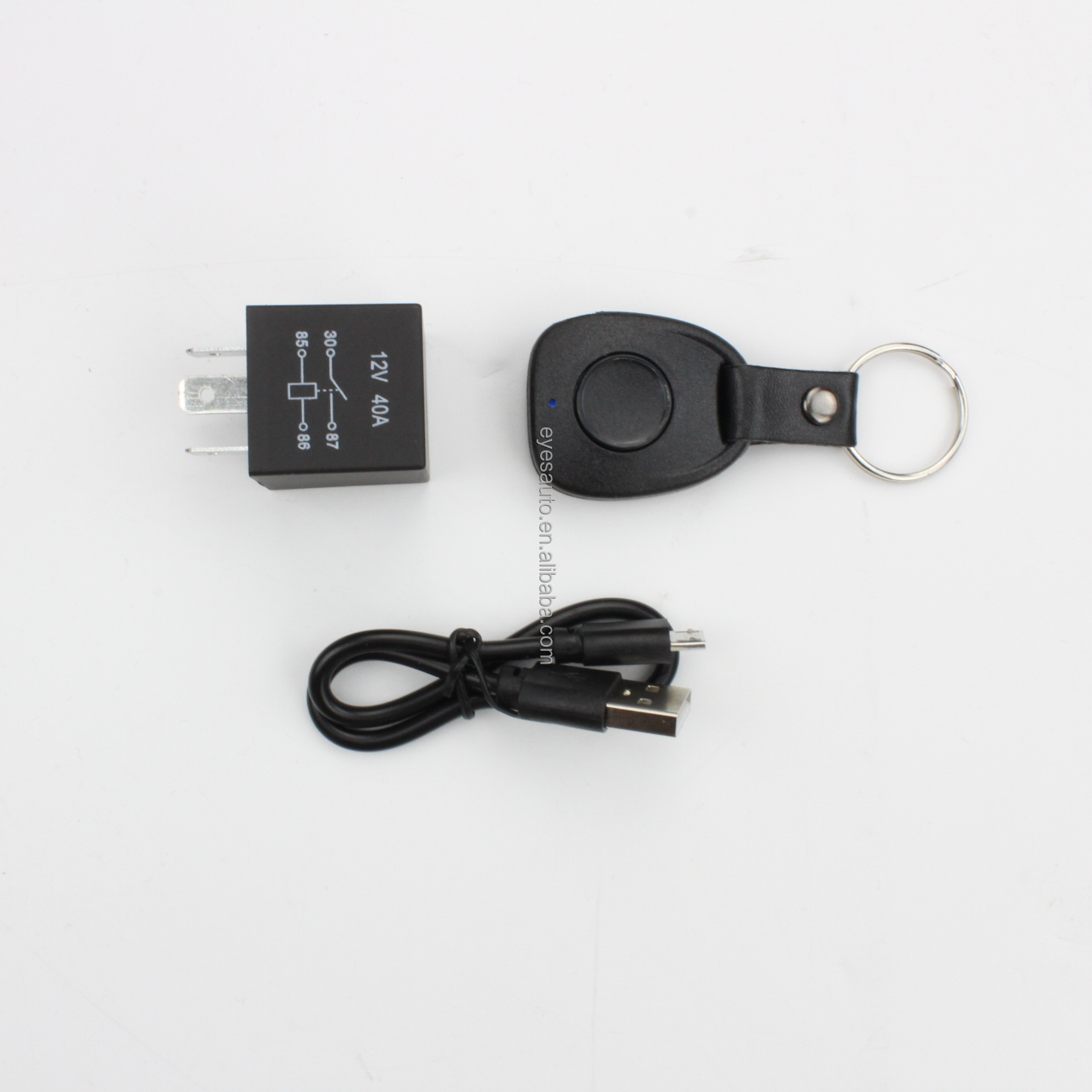 Оригинальная Автомобильная сигнализация на 4 контакта с реле с индивидуальным дизайном, скрытая система безопасности двигателя, противоугонная Автомобильная сигнализация