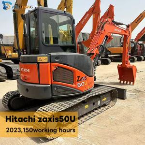 Excavatrice Hitachi ZX50U-3F d'<span class=keywords><strong>occasion</strong></span>, faible nombre d'heures, bon état, prête à l'emploi pour la pose de pipelines, puissance élevée, sans fuite d'huile, meilleur service - Product Image 1