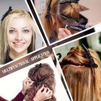 30 pinces à cheveux en plastique pour salon de coiffure, barrette pour coiffure, outil de coiffure pour la coupe de cheveux