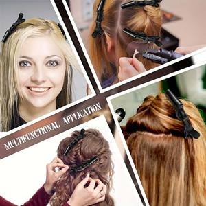 30 pinces à cheveux en plastique pour salon <span class=keywords><strong>de</strong></span> coiffure, <span class=keywords><strong>barrette</strong></span> pour coiffure, outil <span class=keywords><strong>de</strong></span> coiffure pour la coupe <span class=keywords><strong>de</strong></span> cheveux - Product Image 6