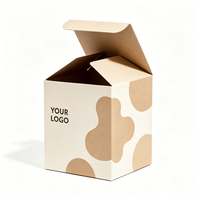 Caja de regalo plegable con cierre oculto, caja cosmética con logo personalizado para pequeños aparatos, velas, venta al por menor y al por mayor