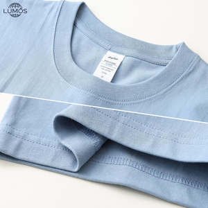 T-shirt personnalisé de haute qualité 100% coton, manches courtes, col rond, doux et léger pour hommes - Product Image 4