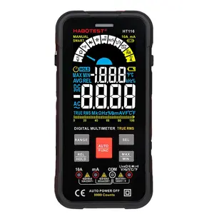 6000 counts 1000V AC DC Digital Multimeter Ohm Hz NCV Live C uF Duty Multimetro Voltage Meter