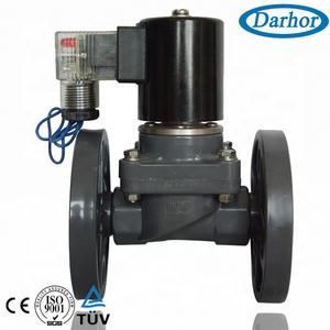 UPVC CPVC PVC化学酸防腐活塞常开内螺纹电磁阀用于海水 - Product Image 3