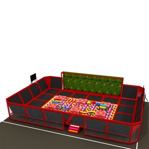 상업용 점프 트램폴린 실내 트램폴린 공원 장비 어린이와 성인을위한 번지 트램폴린 공원 - Product Image 2
