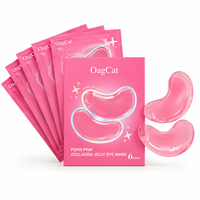 Masque Hydrogel Anti-Âge et Anti-Poches pour les Yeux au Collagène Rose PDRN, Soin Visage et Contour des Yeux en Gros, Marque Privée