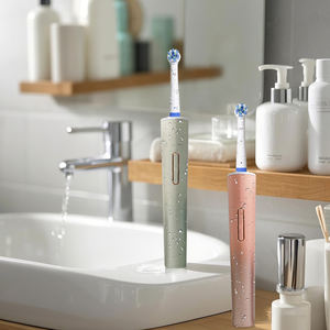 Miglior <span class=keywords><strong>Spazzolino</strong></span> Elettrico Sonico Smart <span class=keywords><strong>B</strong></span> <span class=keywords><strong>Oral</strong></span> IPX7 con 4 Modalità di Pulizia, Lunga Durata, Testina con Setole Medie <span class=keywords><strong>per</strong></span> Uso Domestico - Product Image 2