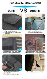 Nefes hareketli ve depo işleri güvenlik geri kemer endüstriyel iş geri Brace geri destek kemeri ayarlanabilir çıkarılabilir sapanlar - Product Image 6