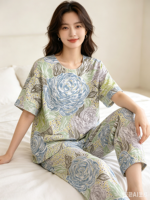 Tissu en coton 100% léger, tissé, imprimé sur mesure, floral, respirant, pour vêtements, costumes, robes, jupes, chemises, garçons, filles