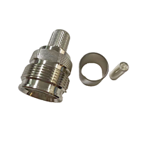 Direktverkauf ab Werk Mini DIN 4.3-10-C-K7 Koaxialstecker RF Mini DIN 4.3-10 Buchsenstecker Crimp RG8 RG213