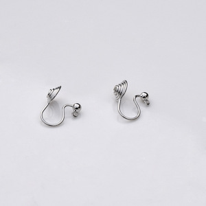 <b>Clip</b>-on Earrings Zinc Alloy U-shape Asymmetry <b>Ear</b> <b>Clips</b> Unisex Jewelry Accessory for Non-Pierced <b>Ears</b> - Product Image 3
