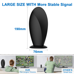 ANTUKO <span class=keywords><strong>AN</strong></span>-2028 con supporto magnetico 5/25db 4k 1080p antena tv digitale vhf tv Hd amplificatori digitale Antenna interna - Product Image 5