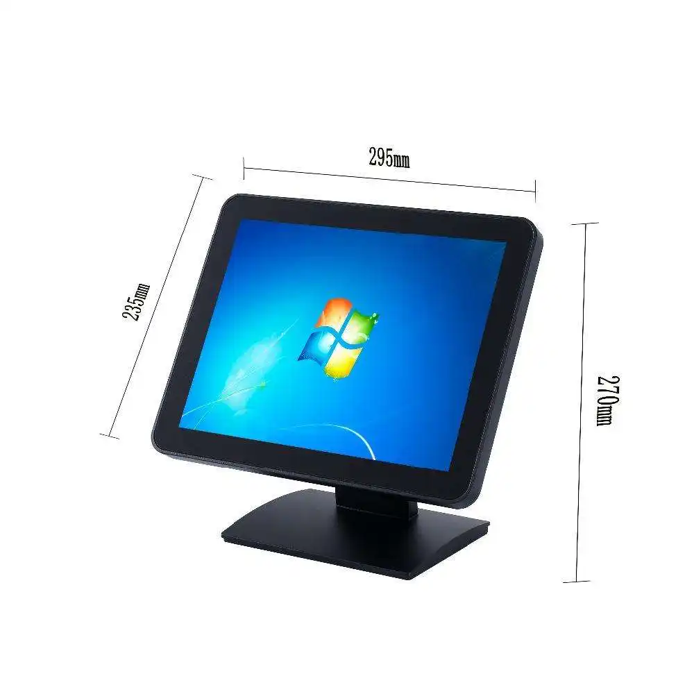 Monitor de pantalla táctil capacitivo, pantalla táctil LCD OEM de 12, 15 y 17 pulgadas, pos