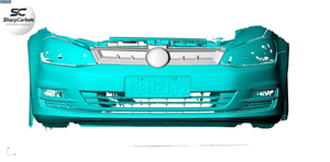 Griglia Frontale in Fibra di Carbonio per <span class=keywords><strong>Volkswagen</strong></span> Golf VII GTI/<span class=keywords><strong>R</strong></span> <span class=keywords><strong>R</strong></span> <span class=keywords><strong>Line</strong></span> 4 Porte 2014-2017 - Product Image 2