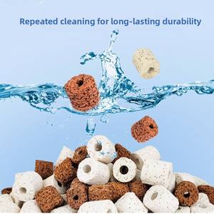 Matériau de filtration d'aquarium en zéolite malachite blanche moderne Anneau respiratoire pour aquarium-Filtre <span class=keywords><strong>bio</strong></span>-chimique Anneau de technologie en céramique - Product Image 4