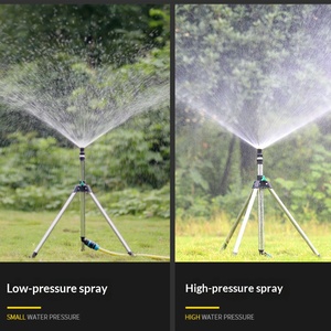 Arroseur de jardin automatique rotatif en métal à buse atomisatrice en forme d'éventail, dispositif d'irrigation <span class=keywords><strong>pour</strong></span> pelouse et jardin, type Magpie - Product Image 6