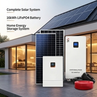 Système solaire complet au prix d'usine, 10 kW, 15 kW, système d'énergie solaire hors réseau avec batterie lithium-ion de 16 kWh