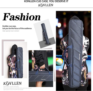 Estuche Profesional Impermeable para Taco de Billar con Capacidad para 4 Tacos y 5 Flechas, con Correas Dobles para el Hombro, para Taco de Billar de 1/2, Muestra Gratuita - Product Image 5