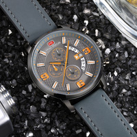 MINI FOCUS 0025G Jam Tangan Pria Multifungsi Tali Kulit Fashion Relogio Masculino Jam Tangan Pria Fashion Jam Tangan Quartz