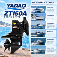 Système de propulsion marine YADAO ZT150A Stern Drive 115-160HP, rapport de transmission 1.55:1, inclinaison de 62 degrés pour yacht, bateau rapide, moteur in-bord