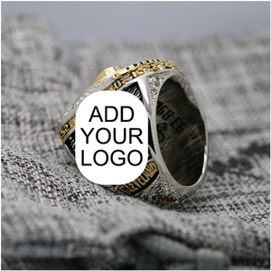 Gifts for <strong>Men</strong> Zinc Alloy 925 Silver Custom Championship <strong>Ring</strong> <strong>Moissanite</strong> - Product Image 4