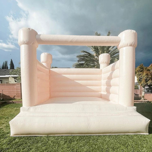 Qualité commerciale enfants grande grande taille <span class=keywords><strong>blanc</strong></span> moderne fête de mariage événement saut maison gonflable mini videur lune marche château gonflable - Product Image 5