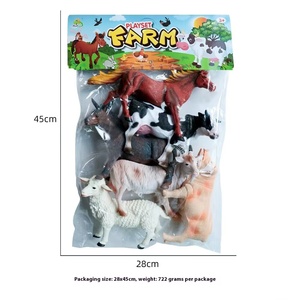 Figuras de Animales de Granja Simulados Inspirados en Frozen, de Plástico Duradero, Vaca, Caballo, Cerdo, Perro, Juguetes de Venta Caliente Transfronterizos - Product Image 4