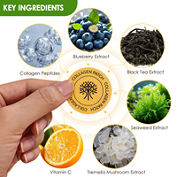 Patchs Transdermiques au Collagène Nutritionnel Acentiallabs Raffermissant Anti-Rides Peptides Collagène Plus pour Femmes et Hommes