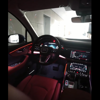 Éclairage d'ambiance intérieur haut de gamme pour Audi Q7 20-26 - Bande lumineuse LED à changement de couleur personnalisable pour la modification de l'intérieur de la voiture