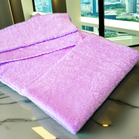 Serviette de bain en microfibre super douce de haute qualité pour le visage, avec logo brodé personnalisé, cadeaux promotionnels d'hôtel pour adultes