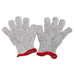Cheap Anti Cut Gloves HPPE Cut Resistant Level 5 Meat Cutting Butcher Gloves